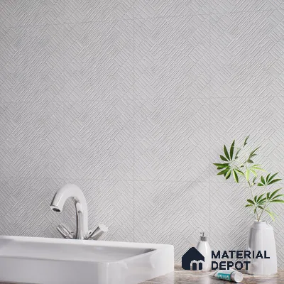 Punch Wall Tile TL 07255 B Roxy 7606 Granula 1 ft x 1 ft Ceramic Matte Finish - 9 mm | Suitable For Kitchen, Bathroom | 2 mm Spacer is Mandatory